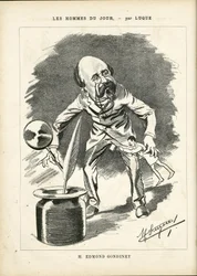 Illustrazione di Manuel Luque (1854-1919) in La Caricature (1880)