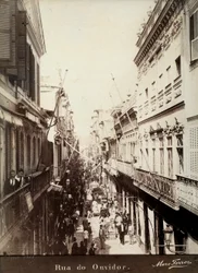 Una strada a Ouvidor, Brasile