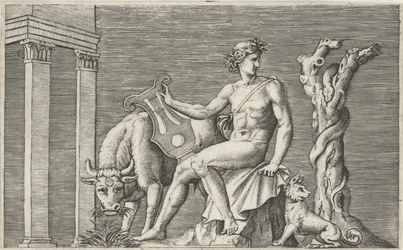 Apollo sorveglia il gregge di Admeto