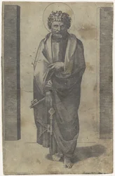 Apostolo Pietro con chiavi (serie: Cristo e gli apostoli)