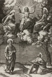 Cristo, la Vergine e San Giovanni Battista con i Santi Paolo e Caterina