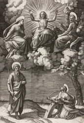 Cristo, la Vergine e San Giovanni Battista con i santi Paolo e Caterina