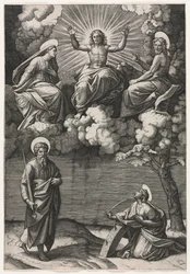 Cristo, la Vergine e San Giovanni Battista con i Santi Paolo e Caterina
