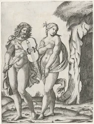 Orfeo suona la viola prima che Euridice vada nell