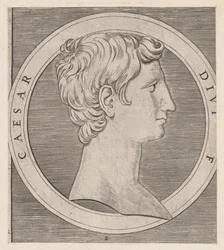 Speculum Romanae Magnificentiae: Ottaviano Augusto, da I Dodici Cesari, ca. 1500-1534