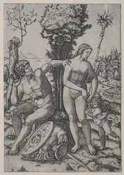 Venere, Marte e Cupido, 1508