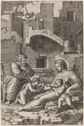 La Sacra Famiglia con il Giovane San Giovanni Battista