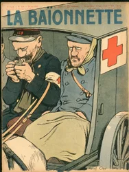 Copertina di La Baionnette, Satirico a colori