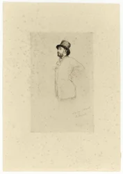 Edgar Degas, in piedi