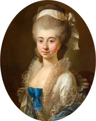 Polacco: Ritratto di Urszula Maria Mniszech, nata Zamoyska.