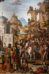 Adorazione dei Magi (dettaglio)