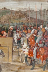 Visita di Cristiano I di Danimarca a Bartolomeo Colleoni, Sala d