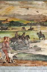Scena di caccia (dettaglio)