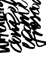 Scrittura asemica, 2017 (inchiostro su carta)