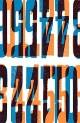 Numeri, 2014 (stampa su legno)