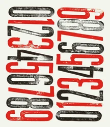 Numeri, 2014 (stampa xilografica su carta)