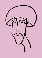 Donna, 2019 (inchiostro su carta)