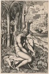 Venere ferita da una spina di rosa, c. 1516