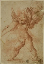 Putto con clava di Ercole
