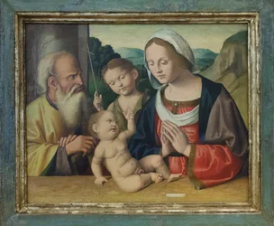 Sacra Famiglia con San Giovanni Battista, c.1525-39