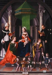 Il matrimonio mistico di Santa Caterina con l