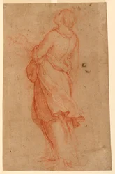 Disegno, Una giovane donna (Santa Maria Maddalena sotto la croce), 1550-75