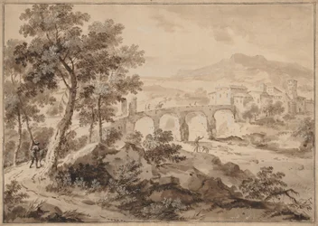 Paesaggio con ponte