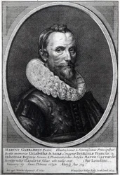 Autoritratto, inciso da Wenceslaus Hollar, 1644