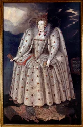 Ritratto a piedi della regina Elisabetta I d