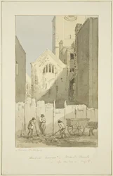 Scoperta della finestra est di All Saints
