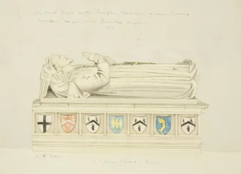 Effigie sulla tomba di Walter Frampton nella Chiesa di San Giovanni