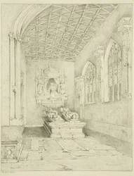 Monumento nella navata sud di San Marco