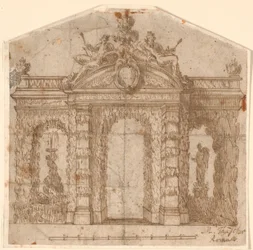 Decorazione da giardino architettonica con fontana