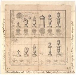 Pezzi per un gioco di scacchi