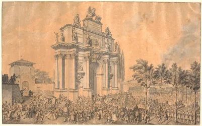 Arco di trionfo per Francesco III di Lorena e Maria Teresa al loro ingresso a Firenze 1739