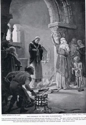 Il giudizio dei nove vomeri, illustrazione da "Hutchinson