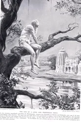 La fine di un lungo e prospero regno, illustrazione da "Hutchinsons History of the Nations", 1910 circa (litografia)