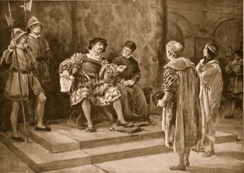 Thome de Sousa, primo governatore generale del Brasile (litografia)