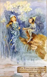 La ninfa e il folletto verde