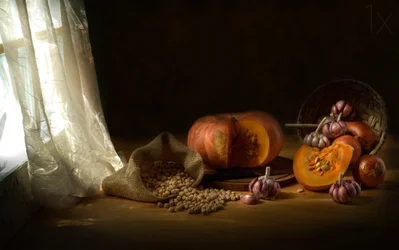 Raccolto autunnale in cucina