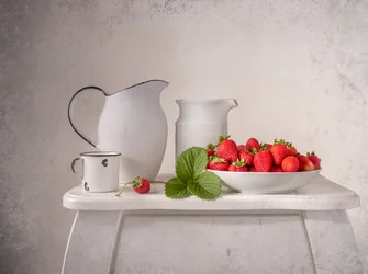 Fragole fresche d