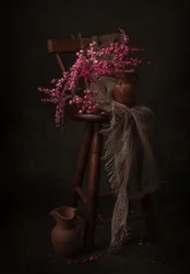 Fiori rosa malinconici