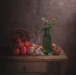 Ingredienti per una cucina rustica