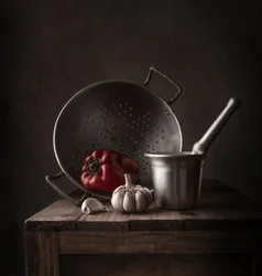 Natura morta in cucina rustica