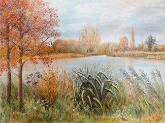Fiume Tamigi vicino a Windsor