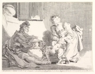 Il bambino e il bulldog, 1778
