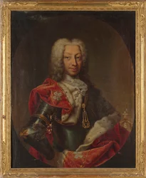 Carlo Emanuele III 1701-1773, duca di Savoia e re di Sardegna, prima metà del XVIII secolo.