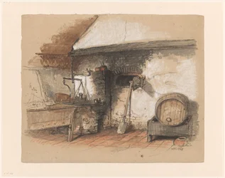 Vecchio forno in una panetteria