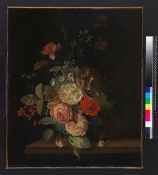 Un vaso di fiori, prima del 1693