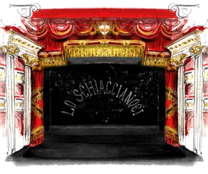 La Scala, 2018 (acquerello su carta, digitale)